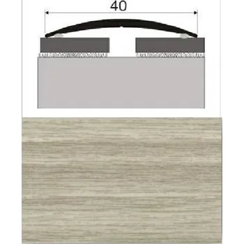 přechodová lišta EFFECTOR Přechodová lišta samolepící oblá dub artic - š. 4 cm Přechodový profil: 4x93 cm