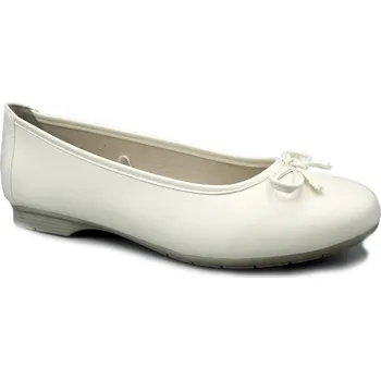 Dámské baleríny Baleríny bílé, Jana 8-22163 (bílé balerínky Jana Vegan Shoes)