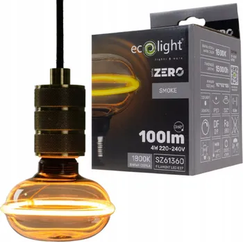 Žárovka SERIE ZERO 4W 100lm E27 G103 Kouřová