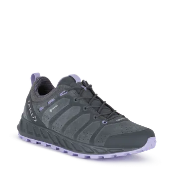 Dámská treková obuv AKU Rapida Evo GTX - dámská kožená - šedá/fialová Velikost: 37.5