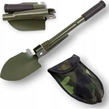 Rýč SKLÁDACÍ LOPATKA S POUZDREM TURISTICKÁ MINI LOPATA DO AUTA