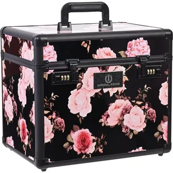 Čištění pro koně Box na čištění IRH Basic AW 25/26, černý s květinami