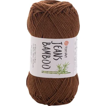Galanterie Yarn Art Jeans Bamboo 133 Reddish Brown Pletací příze