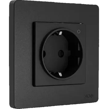 Elektrická zásuvka MOES Smart Socket - chytrá Zigbee zásuvka Šedá