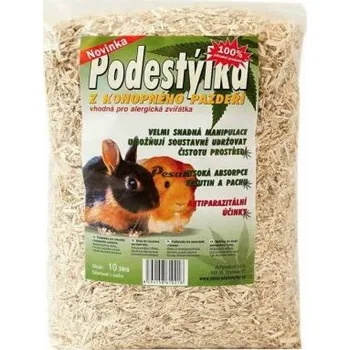 Krmivo pro hlodavce JLP product Podestýlka 220L KONOPNÉ PAZDEŘÍ COCOON 20kg