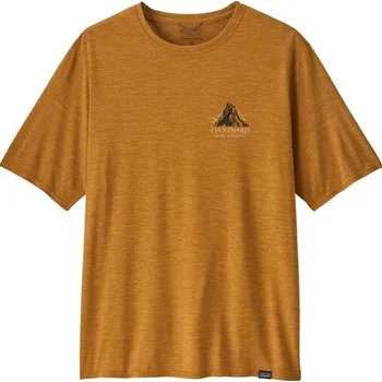 Pánské tričko Pánské triko Patagonia M's Cap Cool Daily Graphic Shirt - Lands Velikost: XL / Barva: hnědá