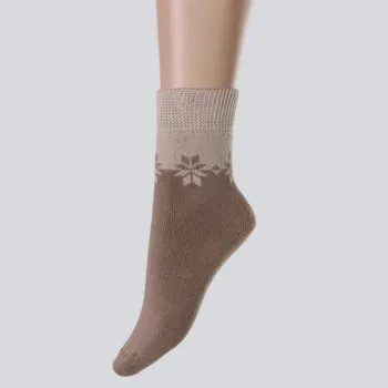 Dámské ponožky TREAT WEAR DÁMSKÉ PONOŽKY - SLEEP: Hnědá 36-38