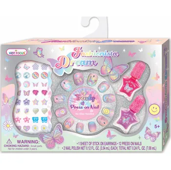 Sada laků a samolepek na nehty MOTÝL