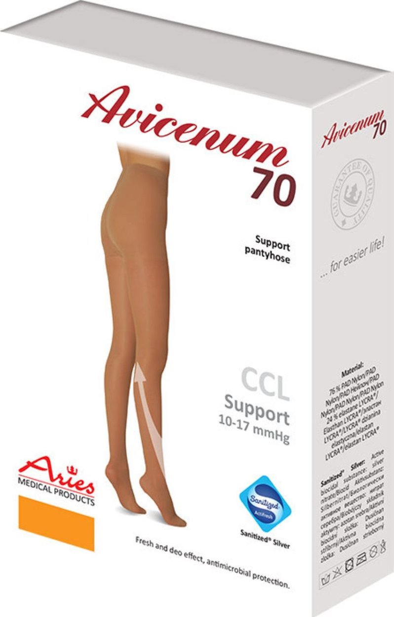 Aries Avicenum 70 podpůrné kompresní punčochové kalhoty