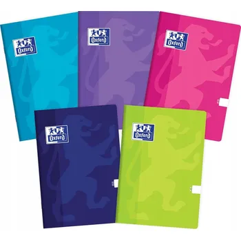 Sešity A5, 60 listů, ČTVEREČEK, OXFORD TOUCH PASTEL, 5 kusů