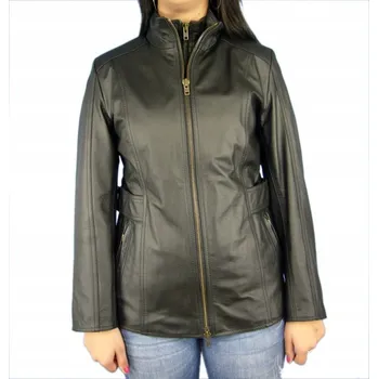 Moto bunda Dámská bunda Bikersmode F-F kožená na chopper černá vel. 36