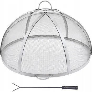 Víko ohniště ve tvaru koule 1016x550MM Kryt z Z Nerezové Oceli