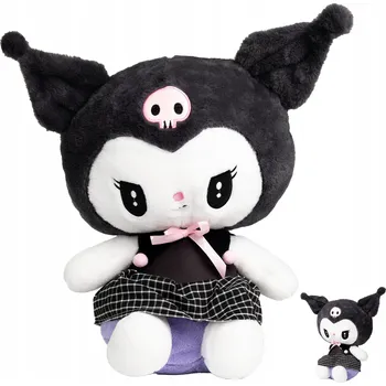 plyšák HELLO KITTY plyšová KUROMI fialová plyšový mazlíček přítulníček měkká hračka 45 cm