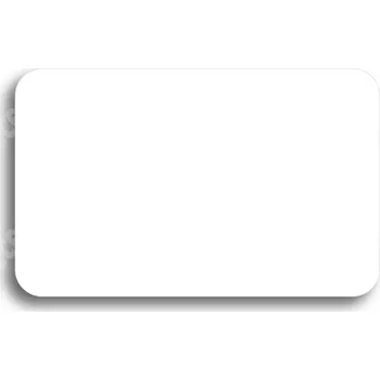 Informační tabulka Tabulka SEM - TAM - typ 10 (80 x 50 mm) bez rámečku - bílá tabulka