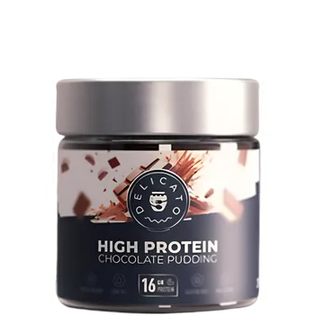 Cukrovinka Chia pudink čokoládový protein Delicatofood 200g