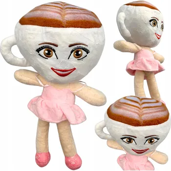 plyšák Plyšová Hračka Ballerina Cappuccina Italian Brain Rot Plyšák Panenka Trend 25 cm