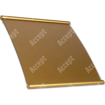 Informační tabulka Zlatá dveřní tabulka Plato 210&nbsp;o velikosti&nbsp;210 x 210 mm