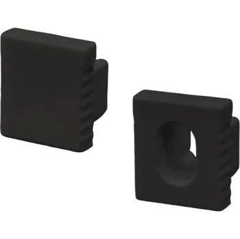 LED lišta Koncovka nástěnného profil lištau SLIM N11 černá - Koncovka plná - LED Solution - LP601B-END - LP601B-END