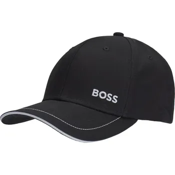 Kšiltovka Velké Velikosti - BOSS GREEN - Kšiltovka s kontrastními detaily a výšivkou loga - 0 - Černá