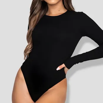 Kojenecký body Body s dlouhým rukávem - černé