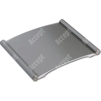 Informační tabulka Stříbrná dveřní tabulka Plato 120 o velikosti&nbsp;105 x 120 mm