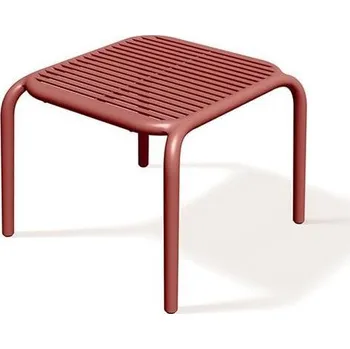 Zahradní stůl Stůl odkládací BRENE 545x535x415mm - retro červená