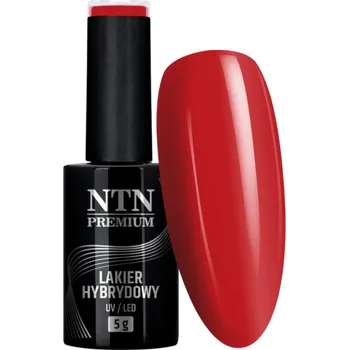 Přípravek na nehty Hybridní lak na nehty NTN 5g Fiesta Collection Červená Red Č.80