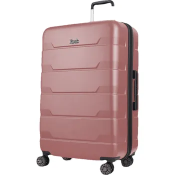 Cestovní kufr ROCK TR-0232/3-L ABS - růžová 97 l + Sleva 5% s kódem AKCE5