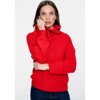 Dámské tričko Geisha pletený svetr červený Velikost: XS