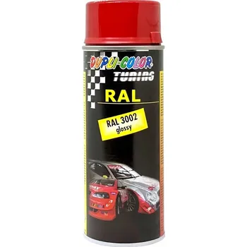 Barva ve spreji Dupli Color Tuning Akrylový Lak ve Spreji RAL 3002 Karmínově Červená 400ML