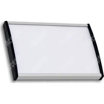 Informační tabulka Stříbrná dveřní tabulka Plato Plus 075 o velikosti 105 x 75 mm