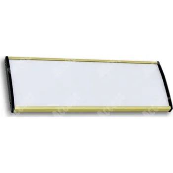 Informační tabulka Zlatá dveřní tabulka Plato Plus 075&nbsp;o velikosti&nbsp;210 x 75 mm