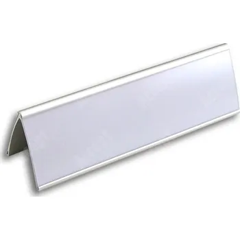 Jmenovka na stůl Stolní jmenovka G-61-61 (zásuvný systém, stříbrná) - šířka jmenovky 210 mm