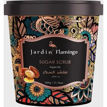 Tělový peeling Jardin Flamingo Sugar Scrub Argan Oil cukrový tělový peeling 600 g