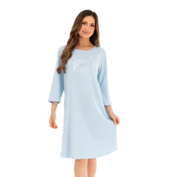 Dámská noční košile Dámská noční košile Regina 167 modrá XL