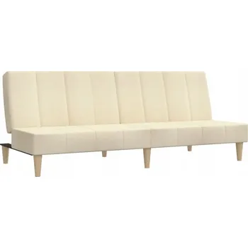 Pohovka Rozkládací pohovka pro 2 osoby, 200x84,5x69 cm, krémová