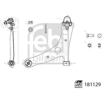 Zavěšení kol FEBI BILSTEIN 181129 Řídicí páka, zavěšení kol (181129)
