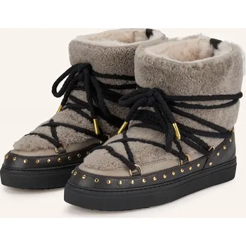 Dámské tenisky Inuikii Dámské Šněrovací Boty Curly Rock S Nýty, černošedá, 37