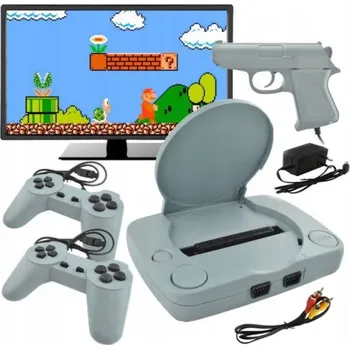 Herní konzole Herní konzole Vortex retro s vestavěnými hrami, 2 ovladače a pistole