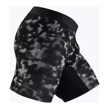 Pánské spodní prádlo Pánské boxerky Atlantic MH-1205 - dlouhá nohavička Černá M