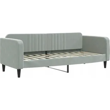 Postel Čalouněná jednolůžková postel 80x200 beton