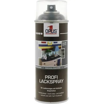 Barva ve spreji Opus1 Akrylová Barva RAL 7016 Šedá Antracit Lesklý Lak ve Spreji 400ML