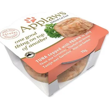 Krmivo pro kočku Kalíšek APPLAWS Tuna with Prawn Layer 70 g ()