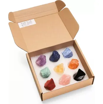 Čakra – sbírka přírodních kamenů v dárkovém boxu pro harmonii a energii
