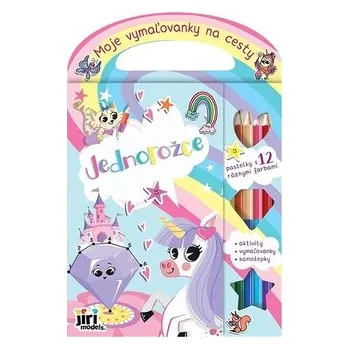 omalovánky Moje maľovanky na cesty Jednorožce