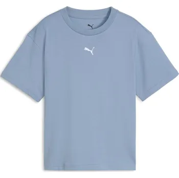 Chlapecké tričko Dětské triko PUMA ESS BOXY TEE G 68513134 COOL BLUE 164