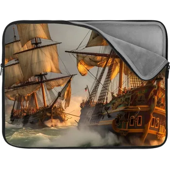 pouzdro na notebook Sablio Obal na notebook Plachetnice ve vlnách - 13"