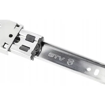 Kuličková pojezdová lišta H45 GTV PRO pro zásuvky 250 mm plný výsuv nosnost 50 kg