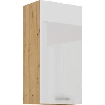 Kuchyňská skříňka 50 G-90 1F Horní skříňka ARTISAN bílý lesk/dub artisan