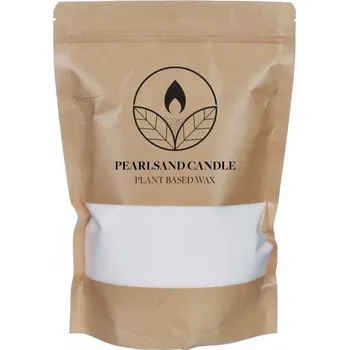 Svíčka Svíčka bílá perleťová granulátová vosk knot